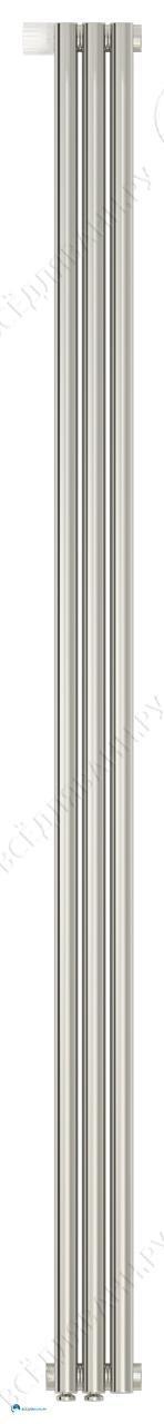 Радиатор из нержавеющей стали Сунержа Эстет-1 EU50 левый 180х13,5 см, 3 секции