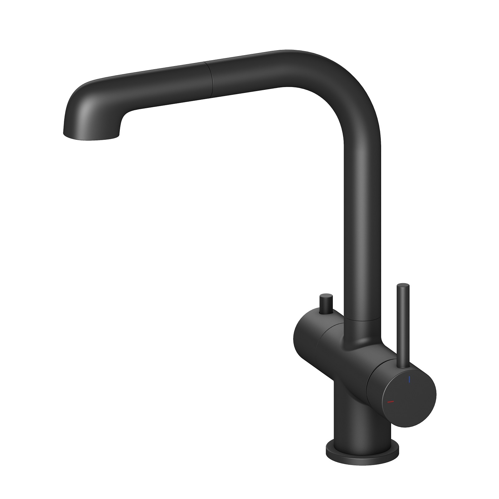 Смеситель для кухни с подключением фильтра и выдвижной лейкой Timo Saona 2346