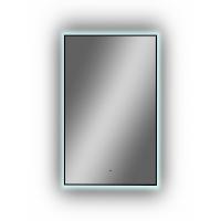 Зеркало Континент Amer Led с фоновой подсветкой, бесконтактным сенсором и черной окантовкой 600х1200