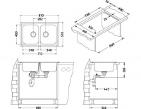 Кухонная мойка Alveus ELEGANT 40