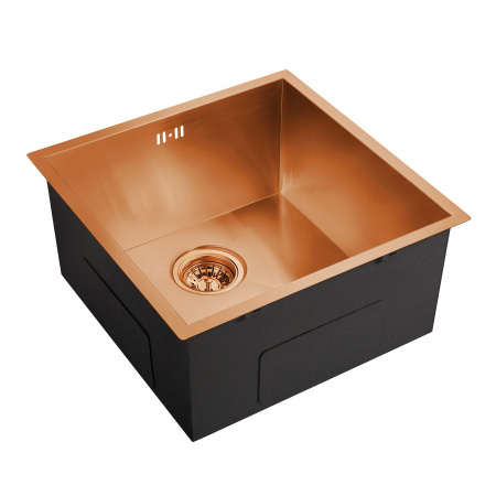 Кухонная мойка нержавеющей стали EMAR EMB-101 PVD Nano Coppery