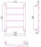Полотенцесушитель водяной Сунержа Галант+ 500х400