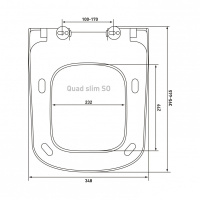 Сиденье BERGES Quad slim SO