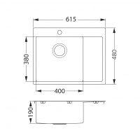 Кухонная мойка Alveus QUARTO 20