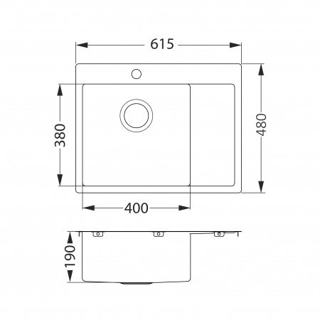 Кухонная мойка Alveus QUARTO 20