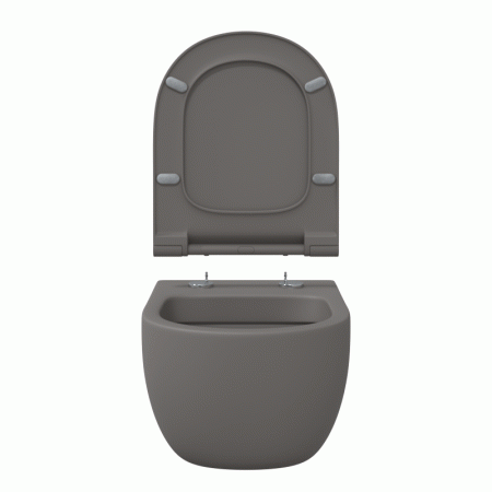 EGO XL, матовый серый, микролифт, быстросъёмное