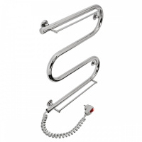Полотенцесушитель с/т Laris Змеевик М-обр. 25 ПС3 500/500 с 2-мя полочками левый тэн 73207262