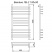 Полотенцесушитель водяной Ника BAMBOO ЛБ-2 1000x500