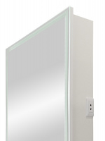 Зеркало-шкаф "Allure LED" 550х800 левый с розеткой