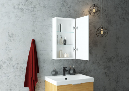Зеркало-шкаф Континент Allure LED 350х650 правый