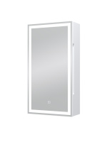 Зеркало-шкаф Континент Allure LED 350х650 левый