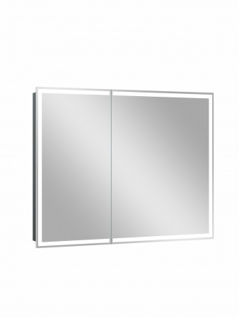 Зеркало-шкаф Континент Allure Led 1000х800 с датчиком движения, розеткой