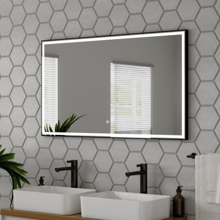 Зеркало Континент Aralia Black LED 1200х700 с подсветкой