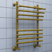Полотенцесушитель водяной Ника BAMBOO ЛБ-3 800x600 бронза