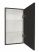 Зеркало-шкаф Континент Mirror Box black Led 350х650 правый