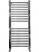 Полотенцесушитель водяной Ника MODERN ЛМ-2 1200x500 с вентилями (комплект люкс)