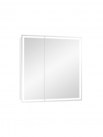 Зеркало-шкаф Континент Allure Led 800х800 с датчиком движения, розеткой