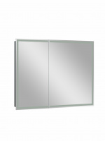 Зеркало-шкаф Континент Allure Led 1000х800 с датчиком движения, розеткой