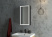 Зеркало-шкаф Континент Mirror Box black Led 350х650 левый