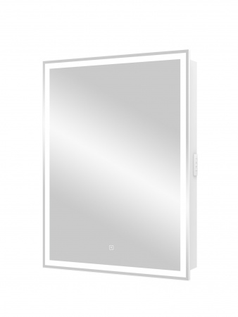 Зеркало-шкаф "Allure LED" 550х800 левый с розеткой