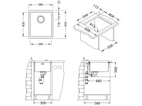 Кухонная мойка Alveus QUADRIX MONARCH 20