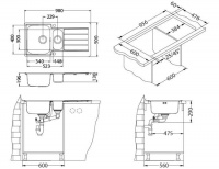 Кухонная мойка Alveus LINE MAXIM 10